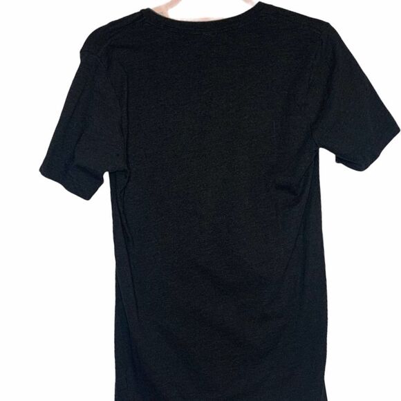 Black Leopard Print Lips and Tongue Graphic Tee - Picture 2 of 6